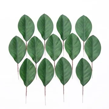 Namzi Artificial Magnolia Leaves for Decor and Crafts