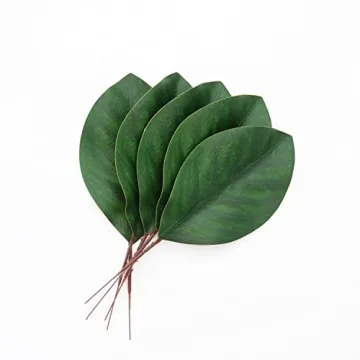 Namzi Artificial Magnolia Leaves for Decor and Crafts