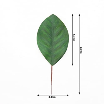 Namzi Artificial Magnolia Leaves for Decor and Crafts