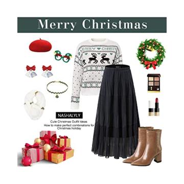 Stylish NASHALYLY Women's Chiffon Maxi Skirt for All Occasions