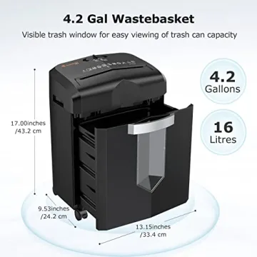 Bonsaii Shredder - 12 Sheets, 60 Mins, Secure Cut