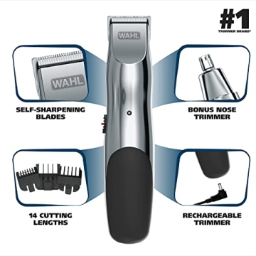 Wahl Groomsman Beard Trimmer Kit for Precise Grooming