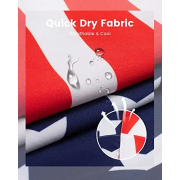 maamgic Mens Swim Trunks with Compression Liner Quick Dry