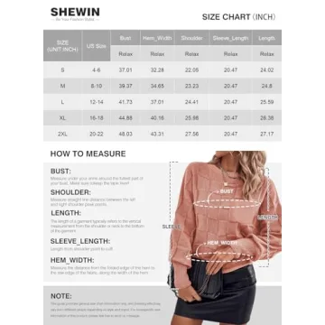 SHEWIN Fall Batwing Sleeve Knit Sweater for Women