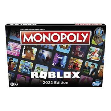Monopoly: Roblox 2022 Edition Board Game for All Ages