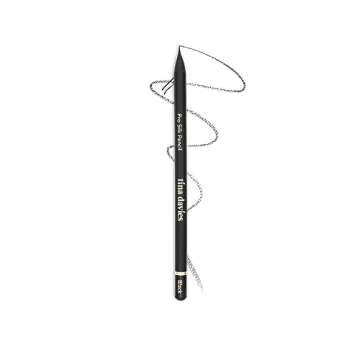 Tina Davies Pro Silk Pencil - Pre-Draw Eyebrow Pencil for Microblading - Smooth Pro Brow Pencil - Permanent Make Up Accessories - Black (3 Pack)