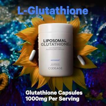 Codeage Liposomal Glutathione 1000 mg for Optimal Health