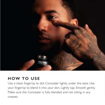 War Paint Cream Concealer - Vegan & Natural Male Makeup