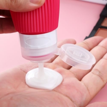 Mrsdry TSA Approved Travel Bottles 3oz Silicone Set