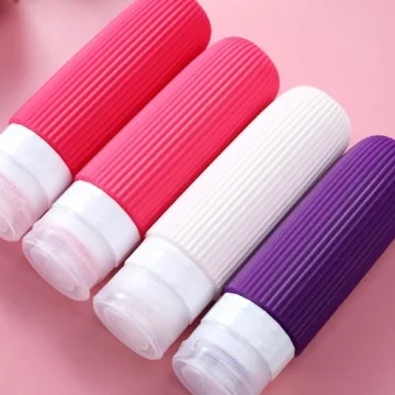 Mrsdry TSA Approved Travel Bottles 3oz Silicone Set