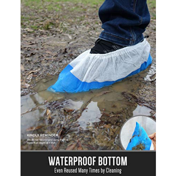 Disposable Non Slip Boot & Shoe Covers - 50 Pack