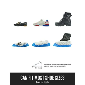 Disposable Non Slip Boot & Shoe Covers - 50 Pack
