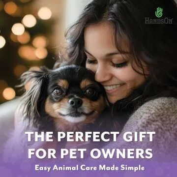 Hands-On Pet Grooming Gloves for Easy Shedding