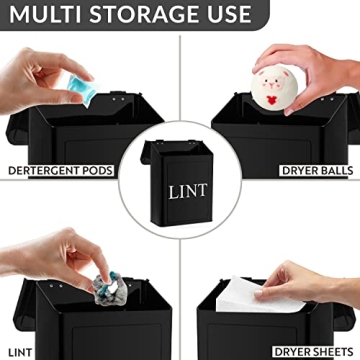 Calindiana Magnetic Lint Bin - Modern Farmhouse Laundry Solution