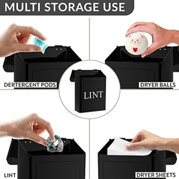 Calindiana Magnetic Lint Bin - Modern Farmhouse Laundry Solution