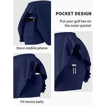 ATTRACO Women's Tennis Golf Dress with Pockets and Style