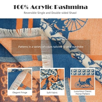 LIFWARM Scarfs for Women Shawls and Wraps for Evening Dresses Pashmina Scarves Blanket Cardigan Cape