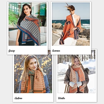 LIFWARM Scarfs for Women Shawls and Wraps for Evening Dresses Pashmina Scarves Blanket Cardigan Cape