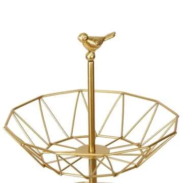 RAUVOLFIA 3-Tier Fruit Basket Holder: Stylish Organizer for Kitchen & Dining