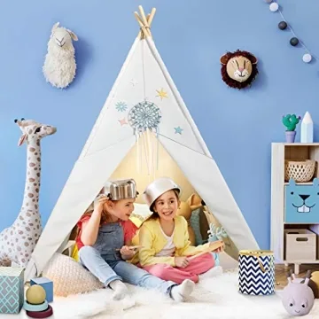 Teepee Play Tent for Kids with Carry Case and Gifts
