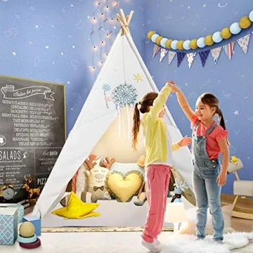 Teepee Play Tent for Kids with Carry Case and Gifts