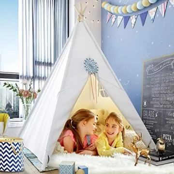Teepee Play Tent for Kids with Carry Case and Gifts