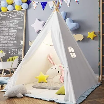 Teepee Play Tent for Kids with Carry Case and Gifts