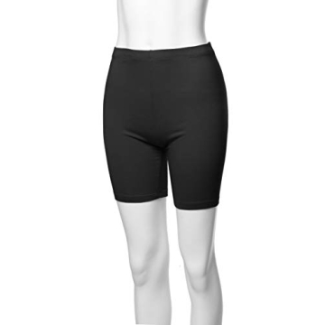 Discover A2Y Basic Cotton Mid Thigh Bermuda Shorts in Black