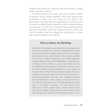 Fiske Guide to College Admissions Insights for Students and Parents