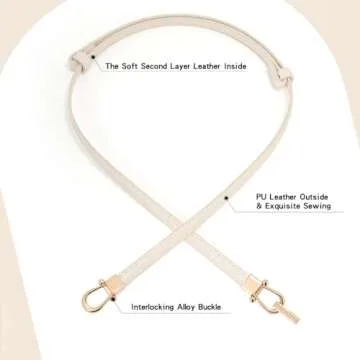 JASGOOD Leather Skinny Women Belts - Stylish Adjustable 2-Pack