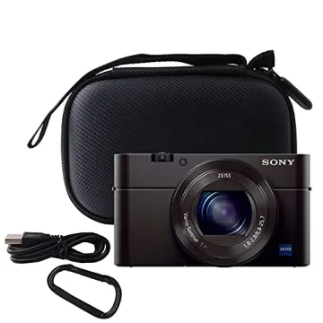 WERJIA Hard Carrying Case Compatible with Sony RX100 VII/RX100 VI/ RX100 V/ RX100 IV/RX100 III /RX100 II Digital Camera (Case Only)