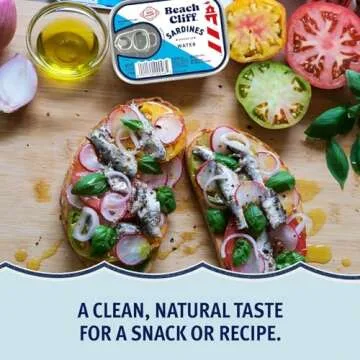 Beach Cliff Sardines in Water - Wild Caught, 12g Protein