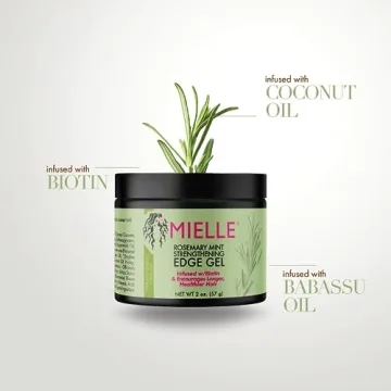 Mielle Rosemary Mint Edge Gel for Strong, Sleek Edges