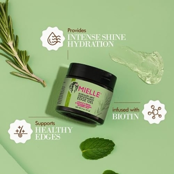 Mielle Rosemary Mint Edge Gel for Strong, Sleek Edges