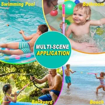 Elovien Water Soaker Blaster, 16 Pack Pool Water Guns Bulk, 35 ft Range Squirt Guns for Kids, Water Squirter Shooter for Summer Outdoor Game Pool Beach Party