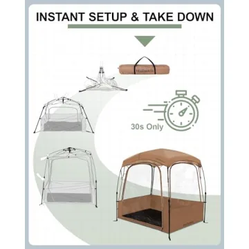 MioTsukus Sports Tent – All Weather Shelter for 6