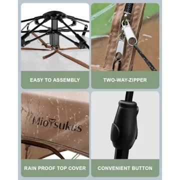 MioTsukus Sports Tent – All Weather Shelter for 6