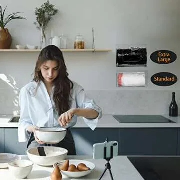 SEANADO Trash Bag Dispenser Roll Holder, Wall Mount Acrylic Kitchen Organizer Storage Box Holder for Garbage Bag Grocery Bag Plastic Shopping Bag Roll Container (10.4 x 5.5 x 5.5 inches)