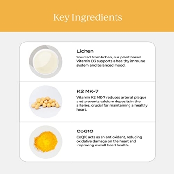Cymbiotika Liposomal Vitamin D3 K2 CoQ10 Liquid Supplement
