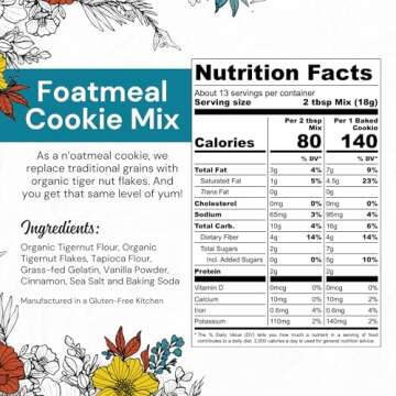 G.A.N.G.S.T.E.R. Foatmeal Cookie Mix - Allergy-Friendly Baking
