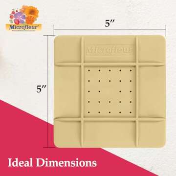 Microfleur Microwave Flower Art Press Kit for Kids and Adults - DIY with Washable Absorbent Cloth, I...