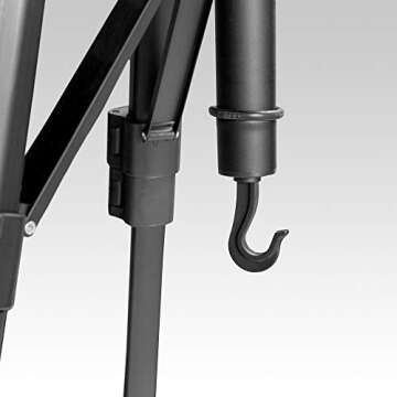 "Polaroid 72"" Premium Tripod | Durable, Compact & Lightweight | 3-Section Flip-Lock | Multi-Function Pan Head | Additional Quick Release Plate | Includes Carrying Case", black (PLTRI72)