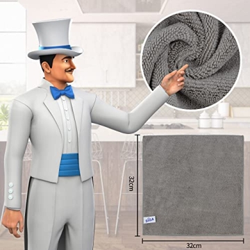 Buy MR.SIGA Microfiber Cloths - Streak-Free & Durable