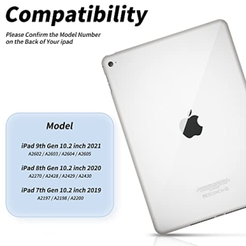 aoub iPad Keyboard Case with Detachable Wireless Keyboard