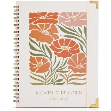 Beautiful 2024-2025 Monthly Planner and Calendar Book - Arched To Do List Notebook Easily Organizes ...