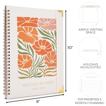Stunning 2024-2025 Monthly Planner for Enhanced Organization