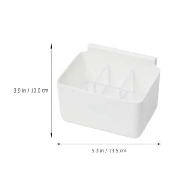 3PCS Box Shelf White Hanging Containers Counter Kitchen Slide Refrigerator Food Snack Pantry Plastic Egg Trays Organization Sauce Seasoning Basket Sorting Cabinet Organizer Clear