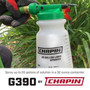Chapin G390 Hose End Sprayer - 32 Ounce Tank for Chemical Lawn Care