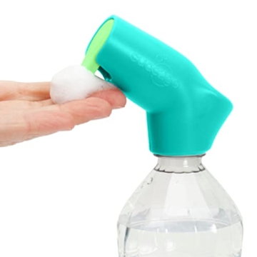 Suds2Go Refillable Caps, 2 Pack - Universal Fit Turns Most Disposable Water Bottles Into A Hand Wash...