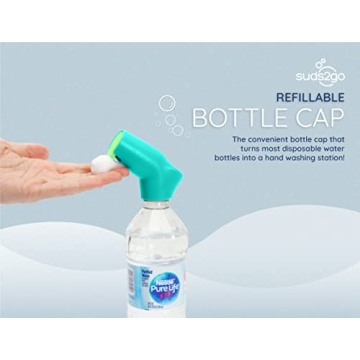 Suds2Go Refillable Cap - Portable Handwashing Solution 2 Pack